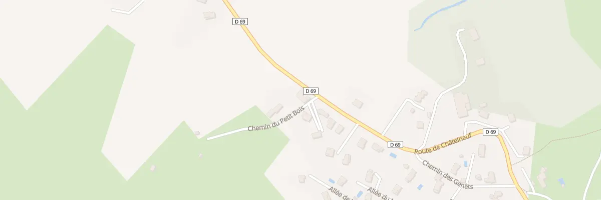 Plan du 995 Rte de Châtelneuf à Essertines-en-Châtelneuf
