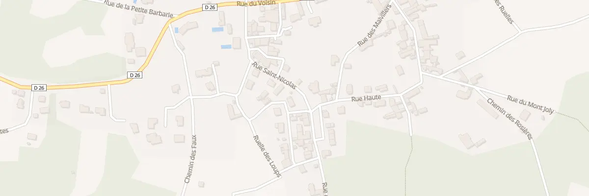 Plan du 4 Rue Saint Nicolas à Villers-Allerand