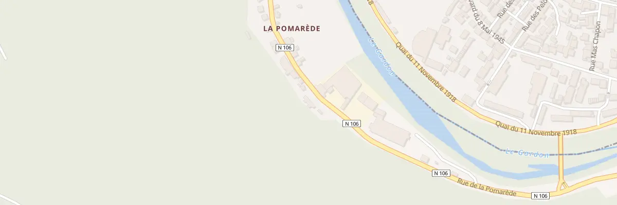 Plan du 3 Rue de la Pomarede aux Salles-du-Gardon