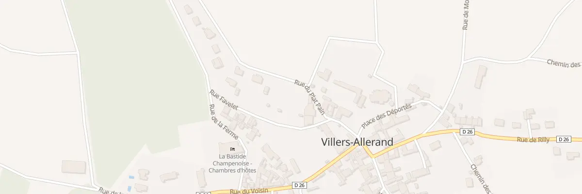 Plan du 7 Rue du Plat Pain à Villers-Allerand