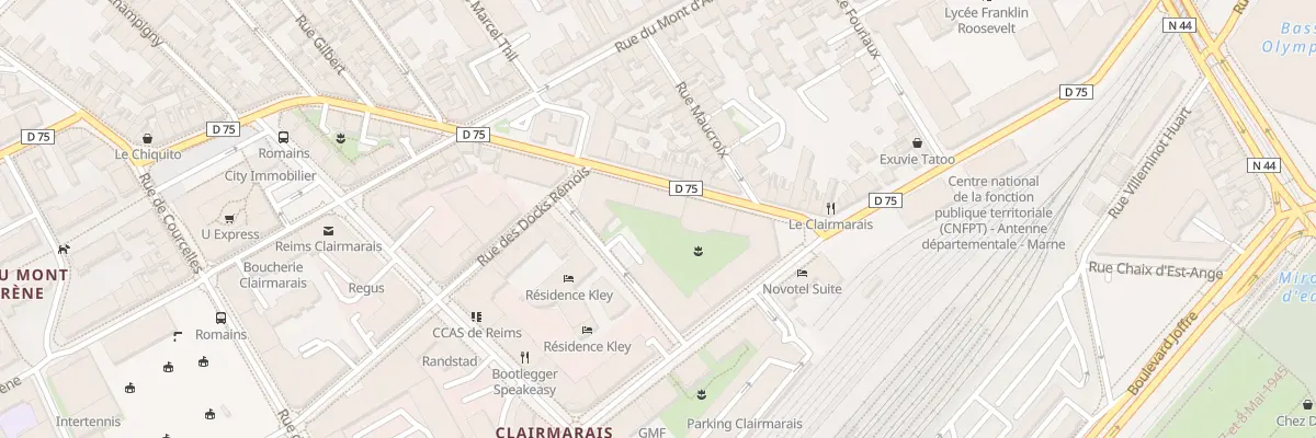 Plan du 3B Rue des Romains à Reims