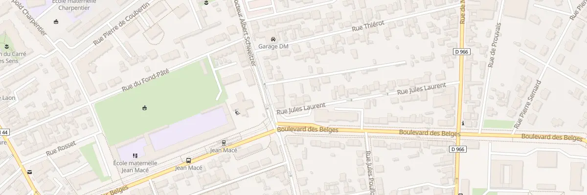 Plan du 52 Rue Jules Laurent à Reims