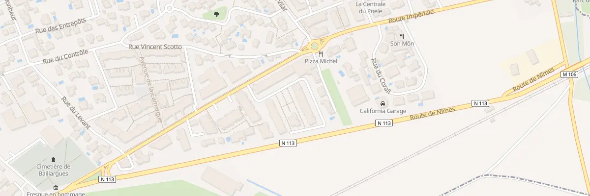 Plan du 360 Rte Imperiale à Baillargues