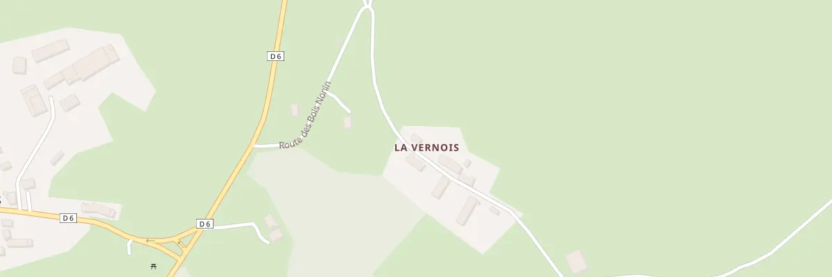 Plan du 252 La Vernois à Dun-les-Places
