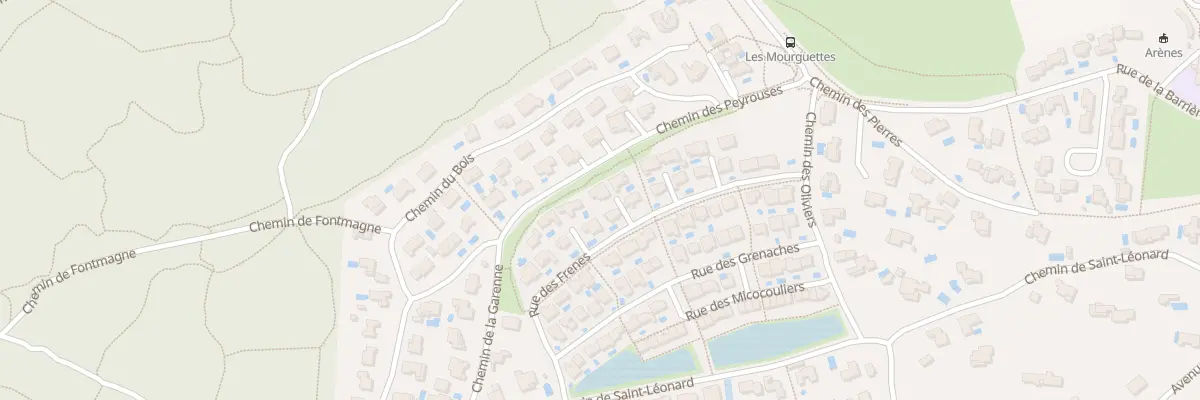 Plan du 162 Rue des Frênes à Saint-Geniès-des-Mourgues