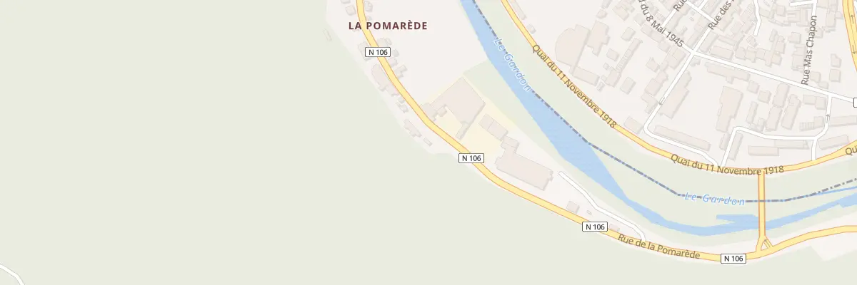 Plan du 1 Rue de la Pomarede aux Salles-du-Gardon