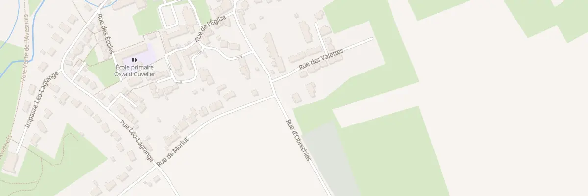 Plan du 5 Rue d’Obrechies à Ferrière-la-Petite
