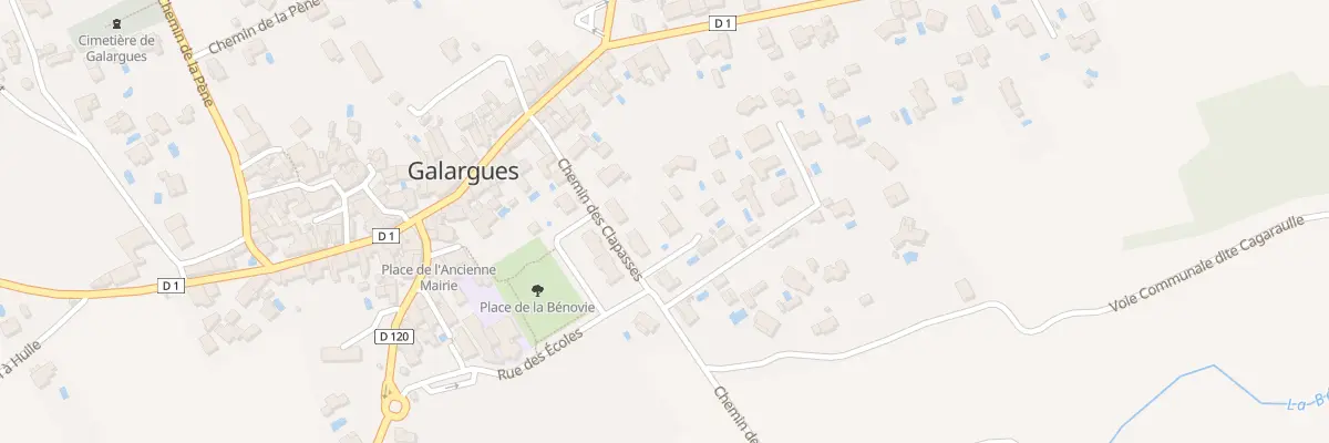 Plan du 5356 Chemin de Saussines à Galargues