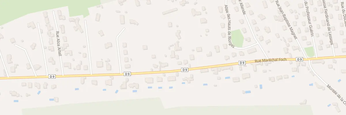 Plan du 2220 Rue Marechal Foch à Riorges