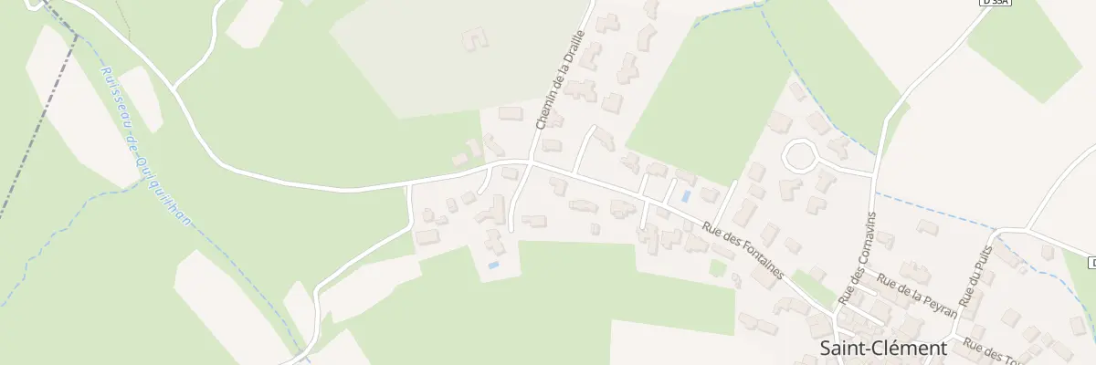 Plan du 235 Rue des Fontaines à Saint-Clément