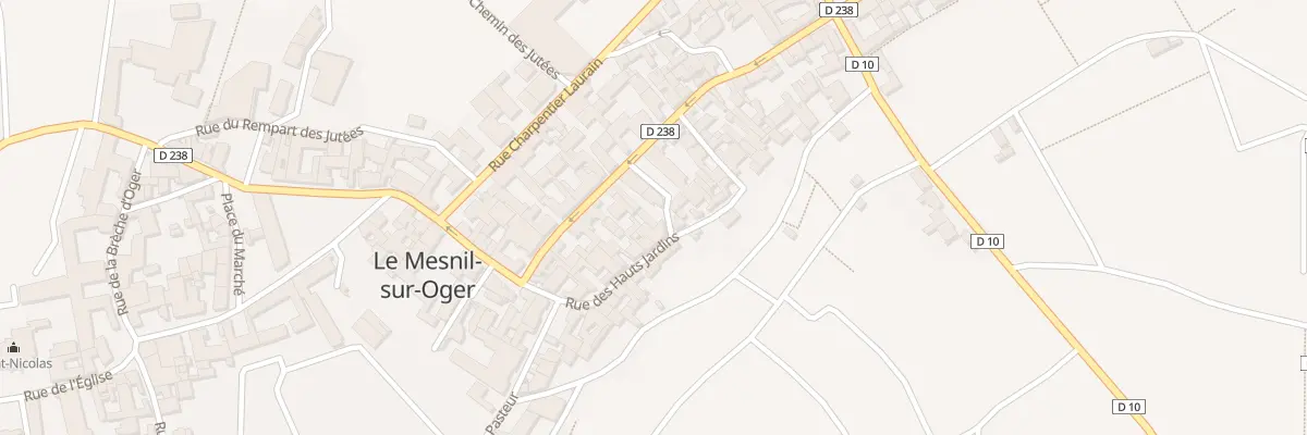 Plan du 20 Grande Rue au Mesnil-sur-Oger