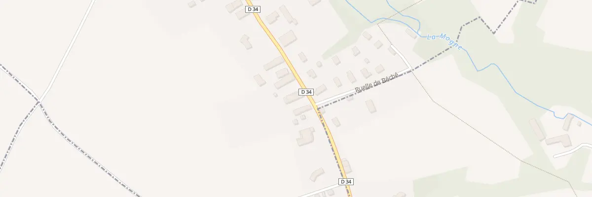 Plan du 92 Rue Principale à Crésantignes