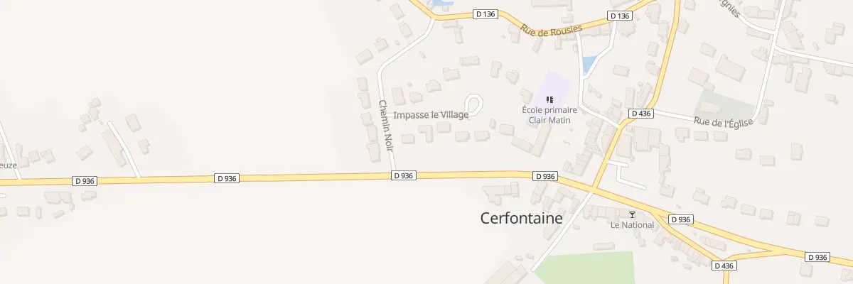 Plan du 196 N le Moulin à Cerfontaine