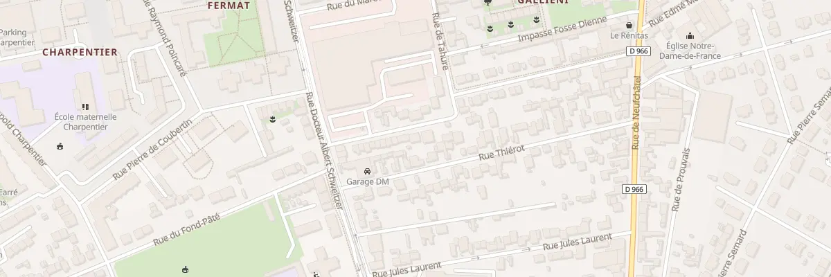 Plan du 39 Rue du Commandant Lamy à Reims