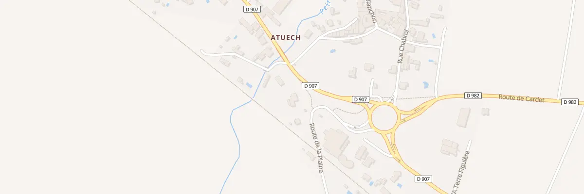 Plan du 2 Rte de la Plaine à Massillargues-Attuech