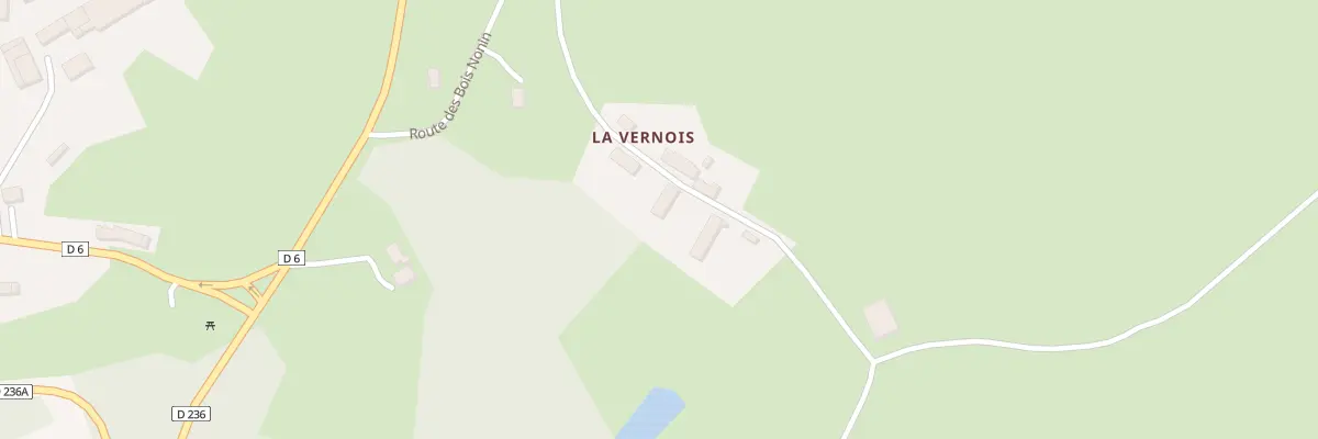 Plan du 256 La Vernois à Dun-les-Places