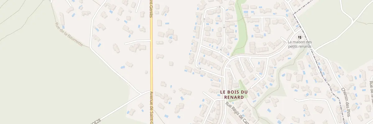 Plan du 11 Rue Folco de Baroncelli à Beaulieu