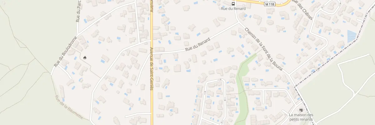 Plan du 6 Rue du Renard à Beaulieu