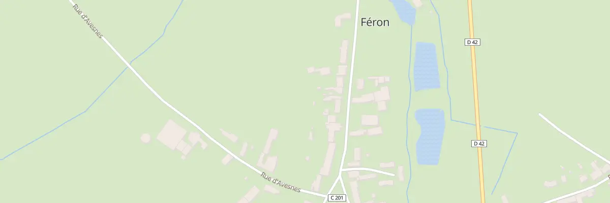 Plan du 15 Rue de Sains à Féron