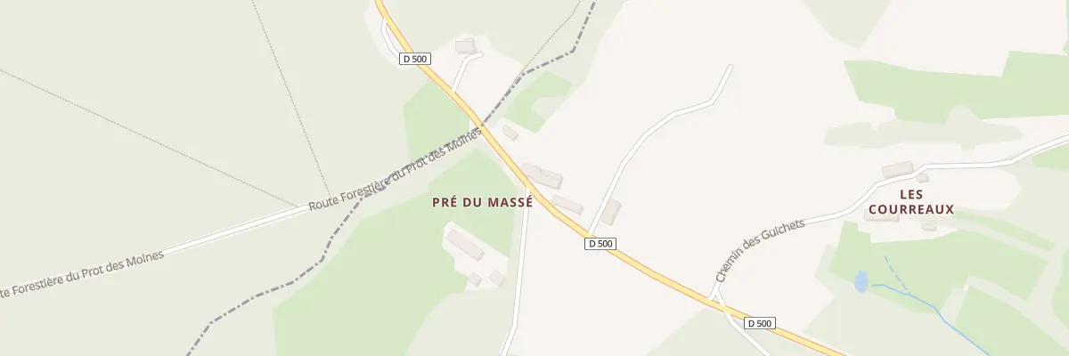 Plan du 95 Le Pre du Masse à Glux-en-Glenne