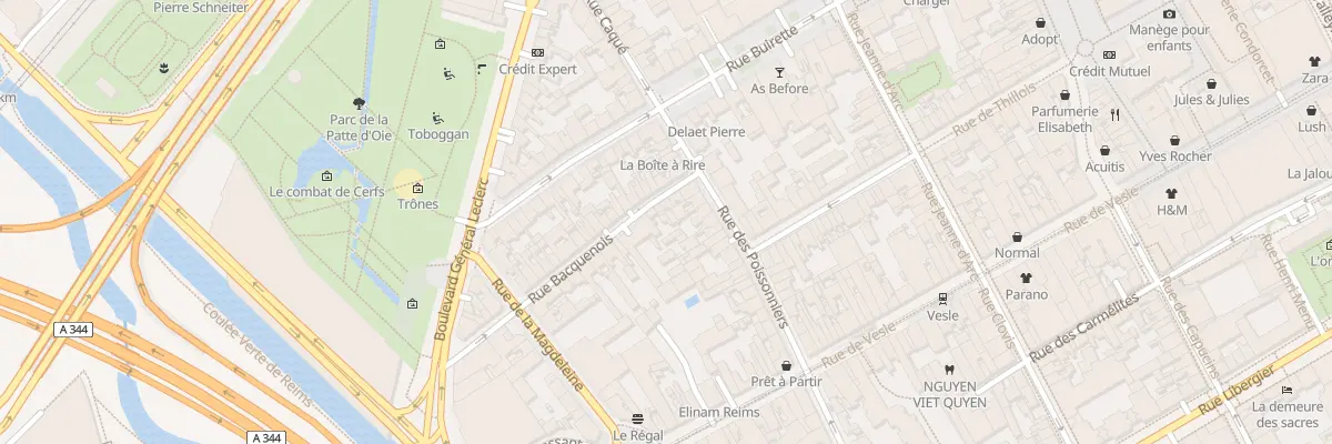 Plan du 9 Rue Bacquenois à Reims