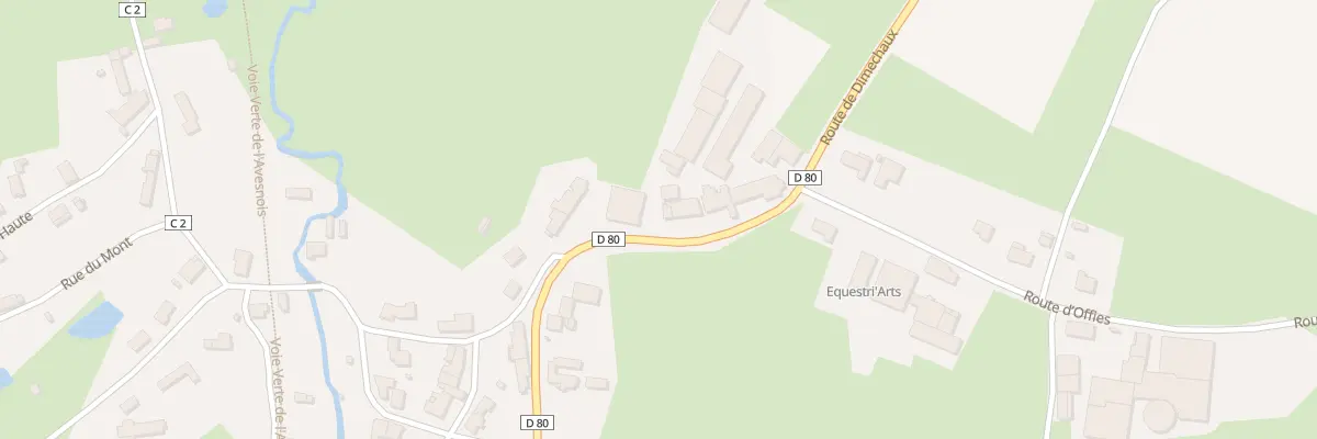 Plan du 23 Rte de Dimechaux à Dimont