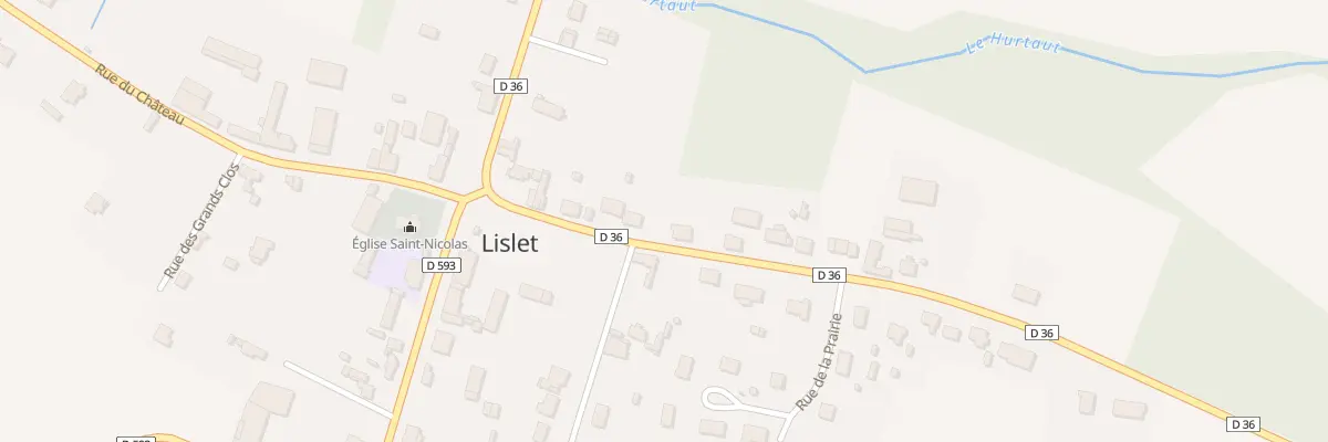 Plan du 13 Rue de Montloue à Lislet
