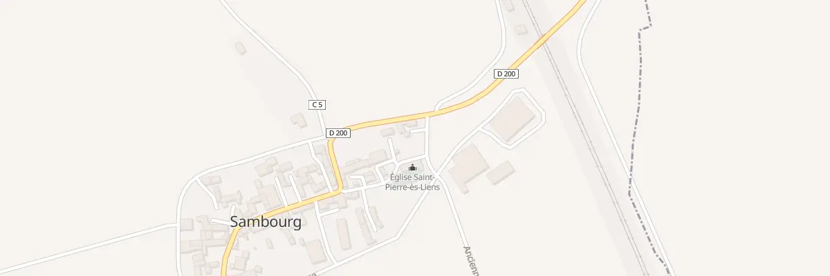 Plan du 7 Rue de l’Eglise à Sambourg