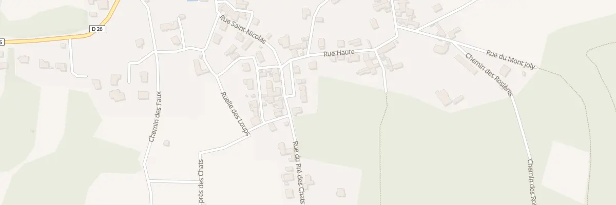 Plan du 7 Rue Alexandre Dhainault à Villers-Allerand