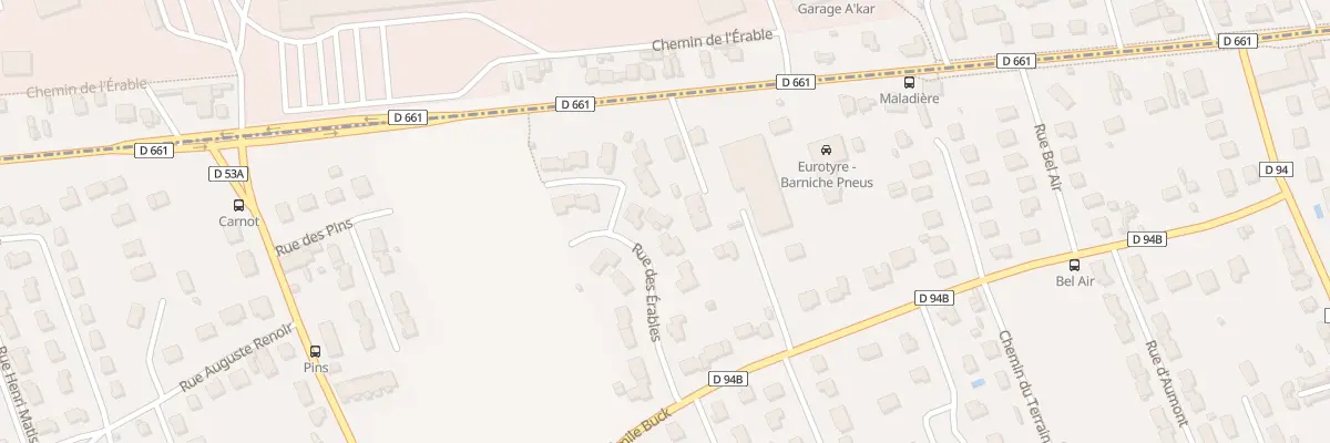 Plan du 8 Rue des Erables à La Rivière-de-Corps