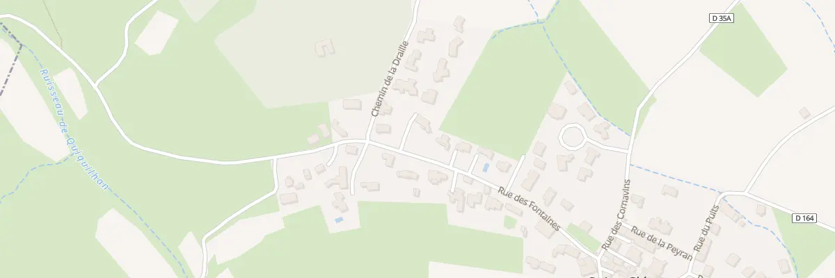Plan du 198 Rue des Fontaines à Saint-Clément