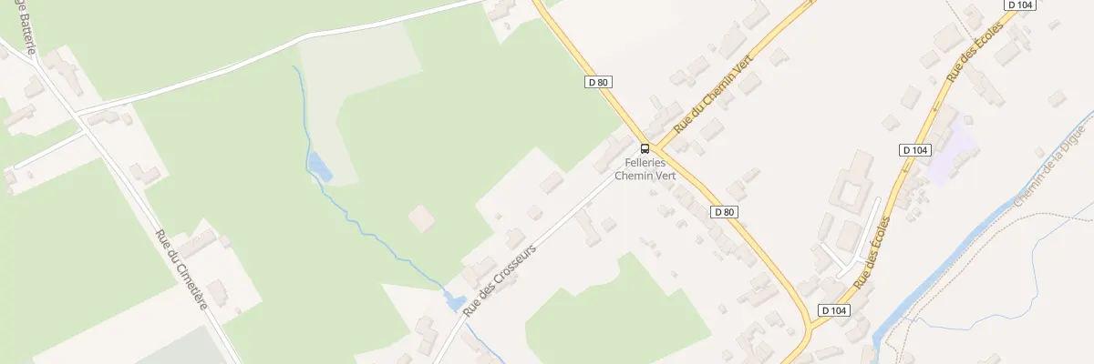 Plan du 4 Rue des Crosseurs à Felleries