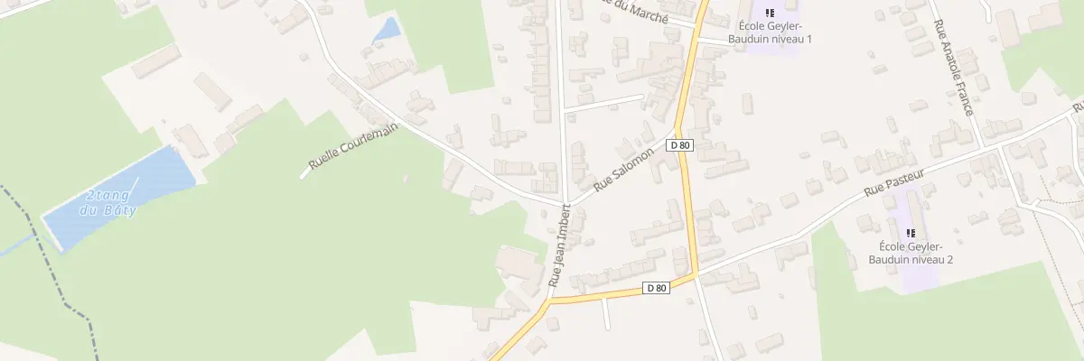 Plan du 3 Rue Léo Lagrange à Sars-Poteries