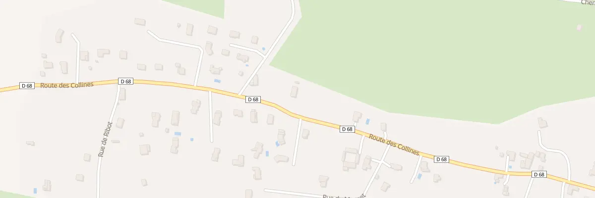 Plan du 594 Rte des Collines à Arthun