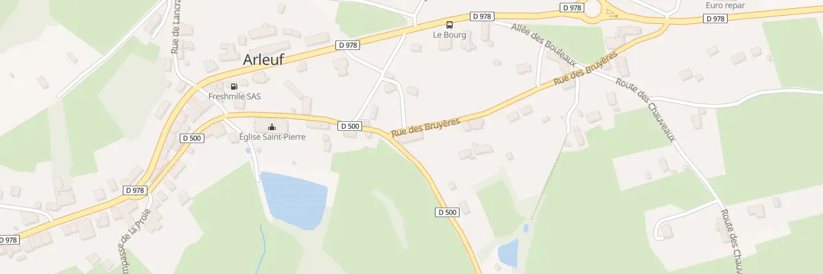 Plan du 21 Rue des Bruyères à Arleuf