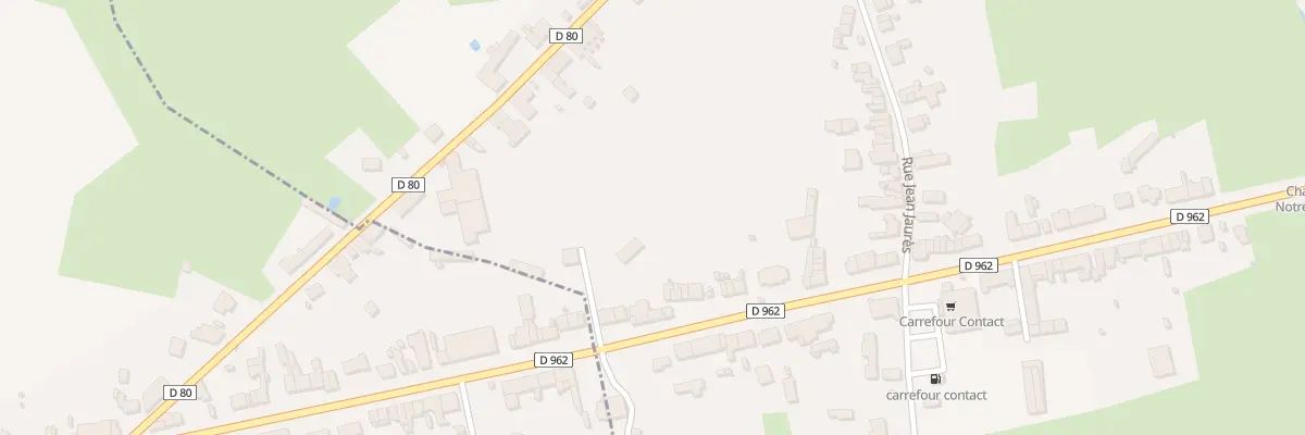 Plan du 2B Rue du Général de Gaulle à Sars-Poteries