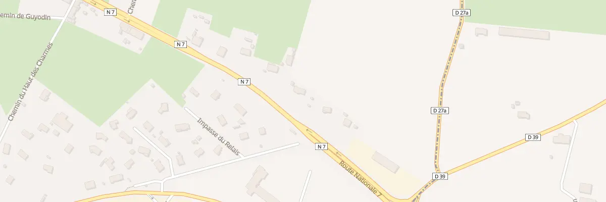 Plan du 260 Rte Nationale 7 à Saint-Romain-la-Motte