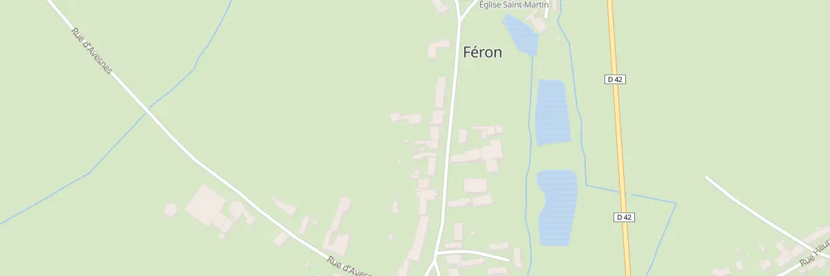 Plan du 19 Rue de Sains à Féron