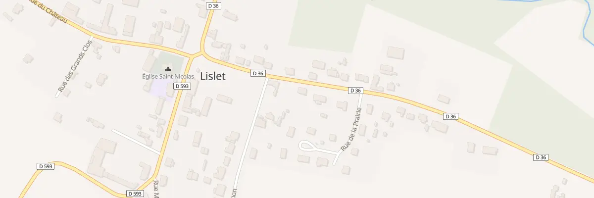 Plan du 6 Rue de Montloue à Lislet