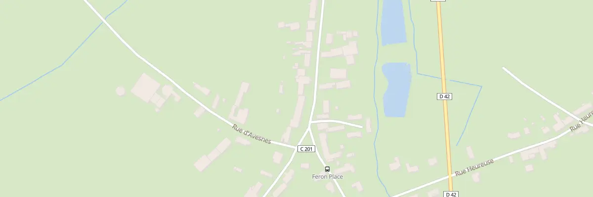 Plan du 7 Rue de Sains à Féron