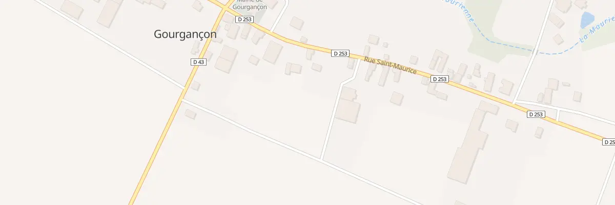 Plan du 46 Rue Saint Maurice à Gourgançon