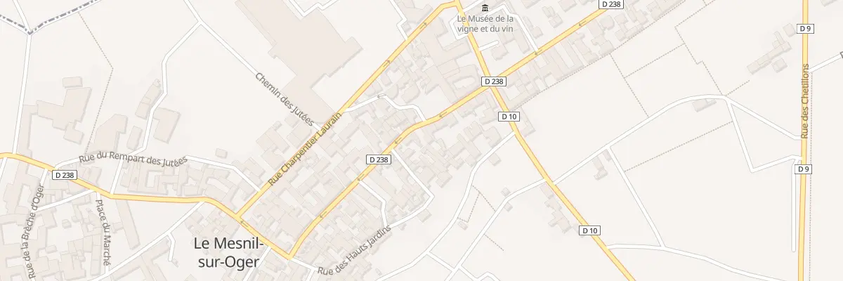 Plan du 38 Gr Grande Rue au Mesnil-sur-Oger