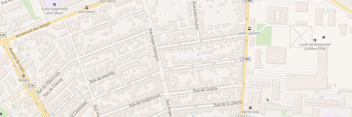 Plan du 63 Rue du Vieux Colombier à Reims