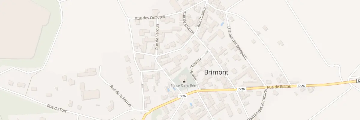 Plan du 6A Rue Pasteur à Brimont