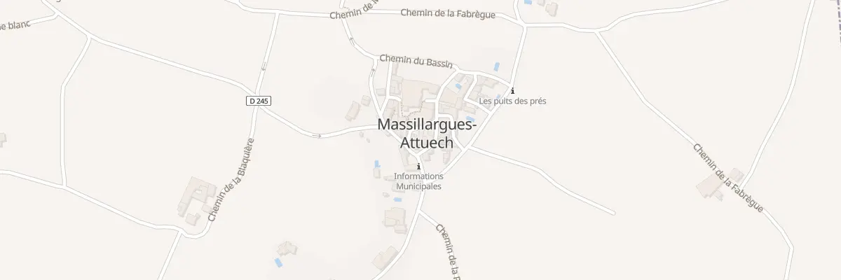 Plan du 3 Pl de Massillargues à Massillargues-Attuech
