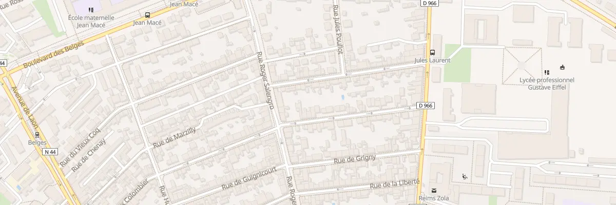 Plan du 65 Rue du Vieux Colombier à Reims