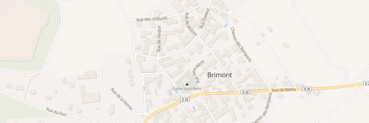 Plan du 6B Rue Pasteur à Brimont
