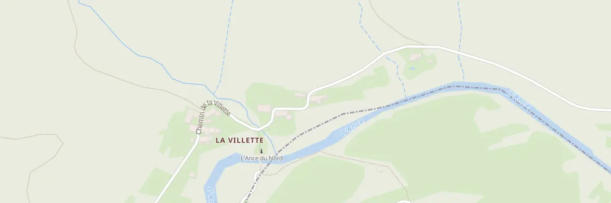 Plan du 11 Che de la Villette à Tiranges