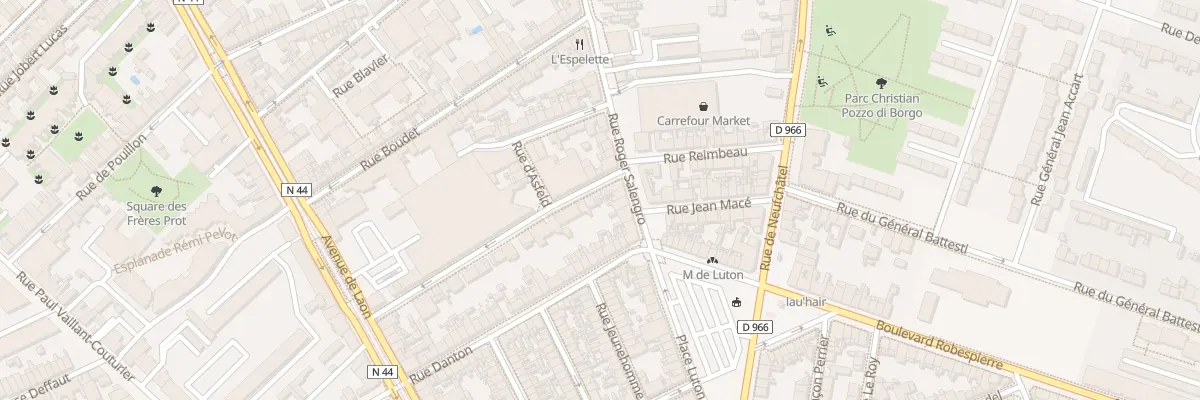 Plan du 40 Rue du Colonel Moll à Reims