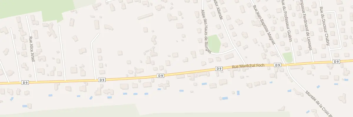 Plan du 2154 Rue Marechal Foch à Riorges